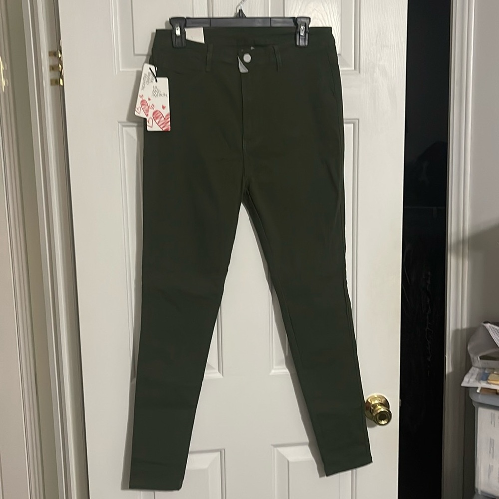 NWT Boutique Purchased Olive stretchy pants